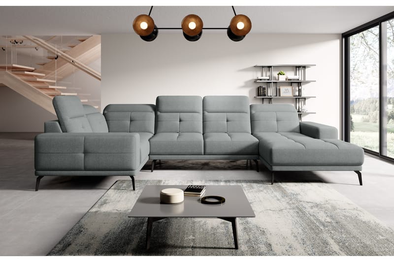 Hagglund Hjørnesofa m. Chaiselong - Lysegrå - Møbler - Sofaer - Hjørnesofa - Hjørnesofa med chaiselong