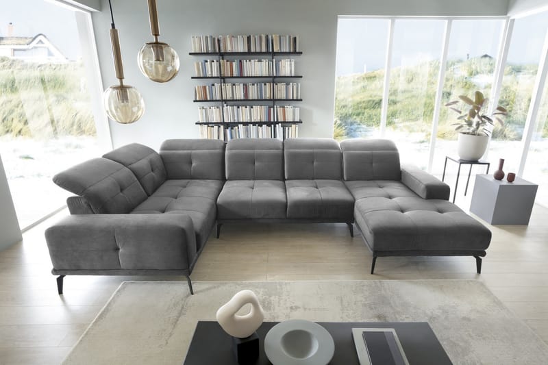 Hagglund Hjørnesofa m. Chaiselong - Lysegrå - Møbler - Sofaer - Hjørnesofa - Hjørnesofa med chaiselong