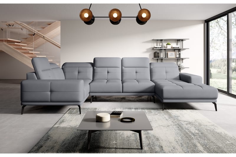 Hagglund Hjørnesofa m. Chaiselong - Lysegrå - Møbler - Sofaer - Hjørnesofa - Hjørnesofa med chaiselong