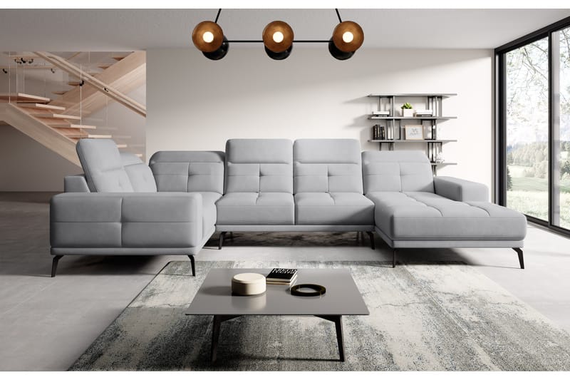 Hagglund Hjørnesofa m. Chaiselong - Lysegrå - Møbler - Sofaer - Hjørnesofa - Hjørnesofa med chaiselong