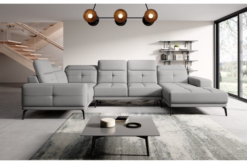 Hagglund Hjørnesofa m. Chaiselong - Lysegrå - Møbler - Sofaer - Hjørnesofa - Hjørnesofa med chaiselong