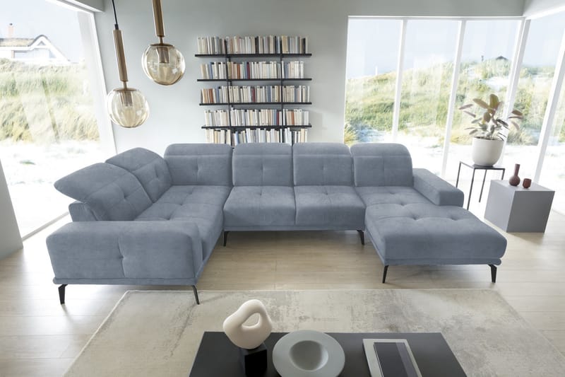 Hagglund Hjørnesofa m. Chaiselong - Lysegrå - Møbler - Sofaer - Hjørnesofa - Hjørnesofa med chaiselong