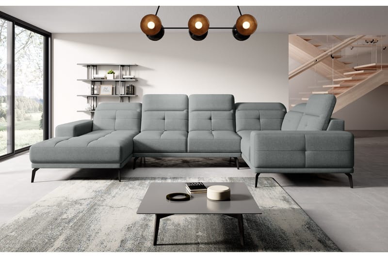 Hagglund Hjørnesofa m. Chaiselong - Lysegrå - Møbler - Sofaer - Hjørnesofa - Hjørnesofa med chaiselong