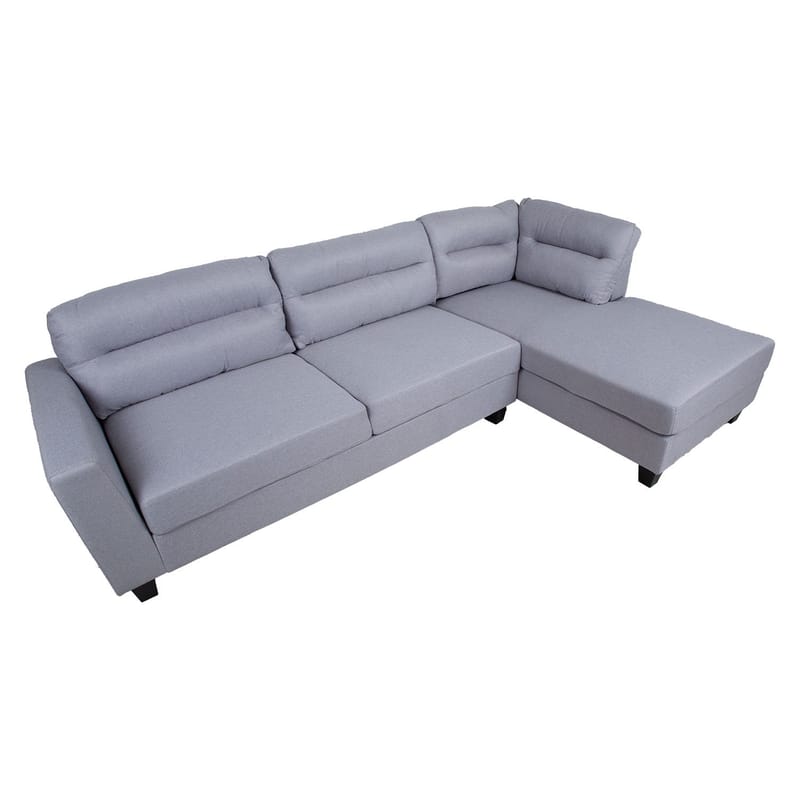 Hjørnesofa Asknor Højre - Lysegrå - Møbler - Sofaer - Hjørnesofa - Hjørnesofa med chaiselong