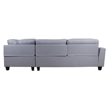 Hjørnesofa Asknor Højre - Lysegrå - Møbler - Sofaer - Sofa med chaiselong