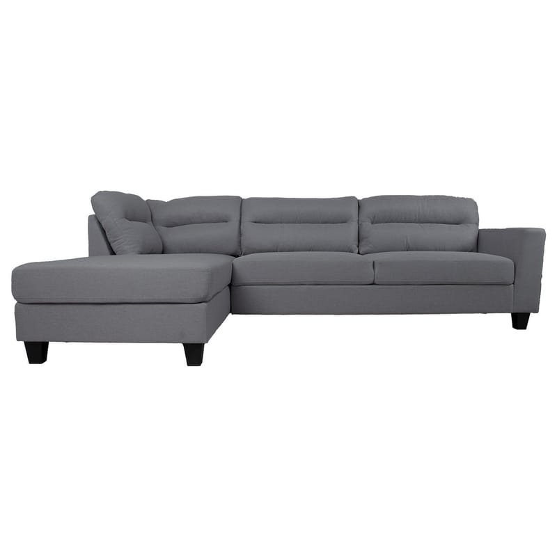 Hjørnesofa Asknor Venstre - Mørkegrå - Møbler - Sofaer - Hjørnesofa - Hjørnesofa med chaiselong