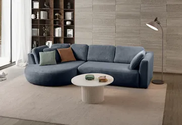 Hjørnesofa Atelier Del Sofa Venezia Venstre (310 x 75 x 105 cm) Marineblå - Marineblå - Møbler - Sofaer - Hjørnesofa