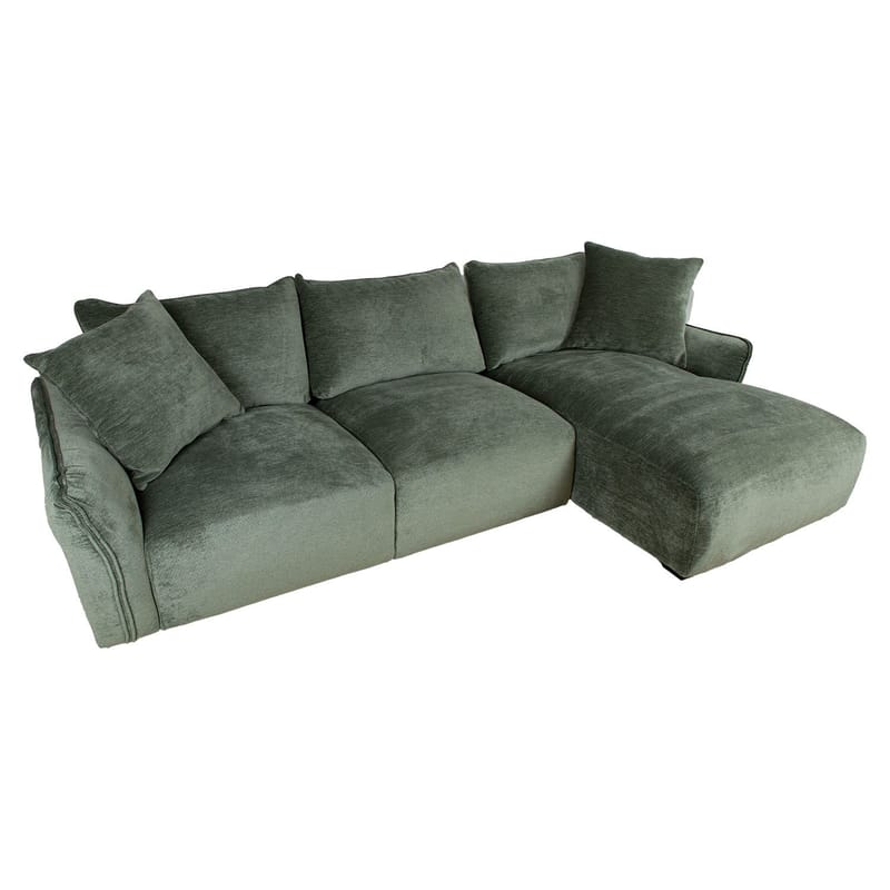 Hjørnesofa Denvi Højre - mintgrøn - Møbler - Sofaer - Hjørnesofa - Hjørnesofa med chaiselong