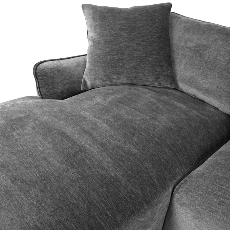 Hjørnesofa Denvi Venstre - Grå - Møbler - Sofaer - Hjørnesofa - Hjørnesofa med chaiselong