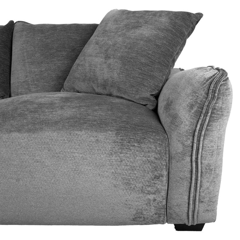 Hjørnesofa Denvi Venstre - Grå - Møbler - Sofaer - Hjørnesofa - Hjørnesofa med chaiselong