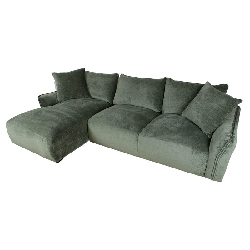 Hjørnesofa Denvi Venstre - mintgrøn - Møbler - Sofaer - Hjørnesofa - Hjørnesofa med chaiselong