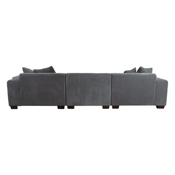 Hjørnesofa Hjelor Højre - Grå - Møbler - Sofaer - Sofa med chaiselong