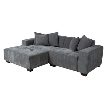 Hjørnesofa Hjelor Venstre - Grå - Møbler - Sofaer - Sofa med chaiselong