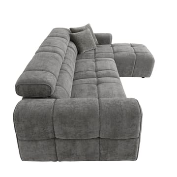 Hjørnesofa HOME4YOU BELISMA højre hjørne Beige - beige - Møbler - Sofaer - Sofa med chaiselong