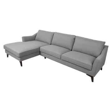 Hjørnesofa HOME4YOU Birgit venstre hjørne grå - grå - Møbler - Sofaer - Sofa med chaiselong