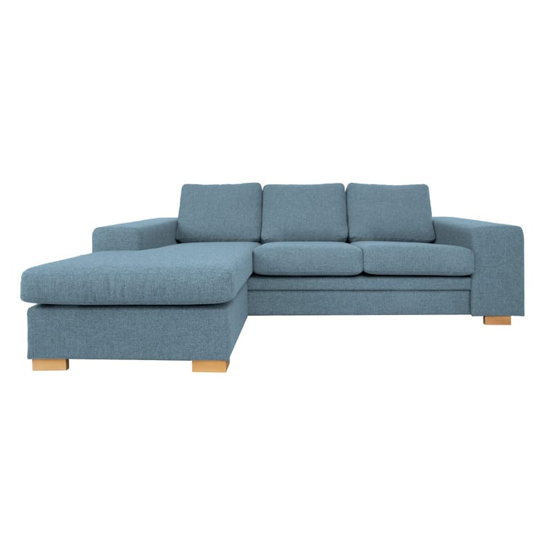 Hjørnesofa HOME4YOU Dagmar lyseblå - lyseblå - Møbler - Sofaer - Hjørnesofa - Hjørnesofa med chaiselong
