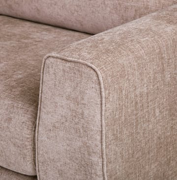 Hjørnesofa HOME4YOU Leila venstre hjørne - Beige - Møbler - Sofaer - Sofa med chaiselong