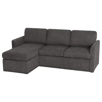 Hjørnesofa Loft24 Nordhus Antracitgrå Bouclé - Antracit - Møbler - Sofaer - Hjørnesofa - Hjørnesofa med chaiselong