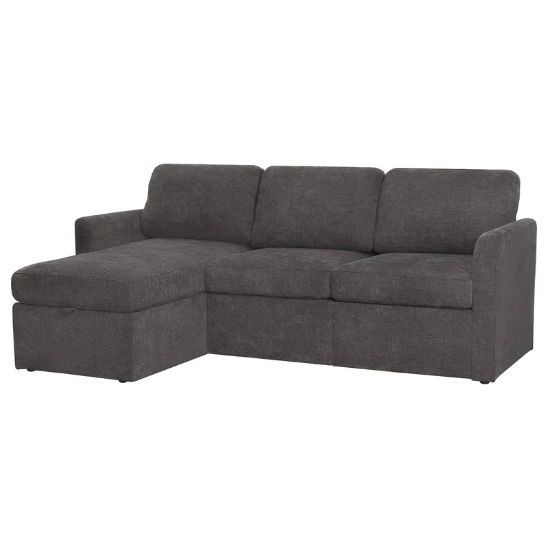 Hjørnesofa Loft24 Nordhus Antracitgrå Bouclé, Antracit