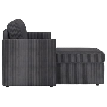 Hjørnesofa Loft24 Nordhus Antracitgrå Fløjl - Antracit - Møbler - Sofaer - Hjørnesofa - Hjørnesofa med chaiselong