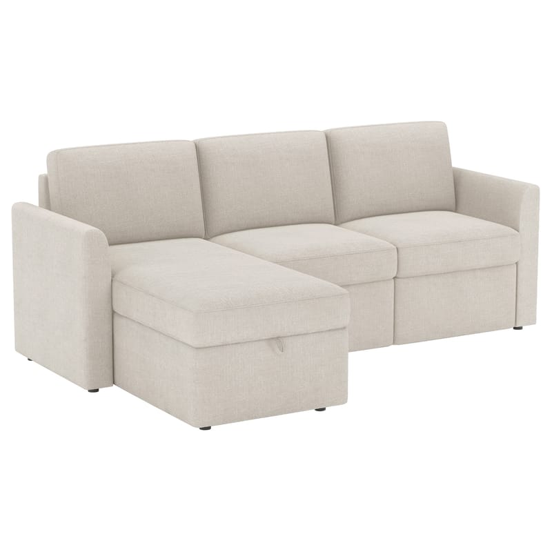 Hjørnesofa Loft24 Nordhus Creme Bouclé - Creme - Møbler - Sofaer - Hjørnesofa - Hjørnesofa med chaiselong