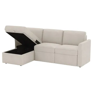 Hjørnesofa Loft24 Nordhus Creme Boucl é - Creme - Møbler - Sofaer - Hjørnesofa - Hjørnesofa med chaiselong