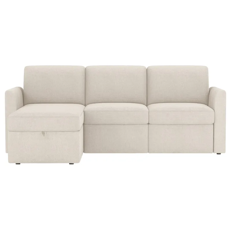 Hjørnesofa Loft24 Nordhus Creme Bouclé - Creme - Møbler - Sofaer - Hjørnesofa - Hjørnesofa med chaiselong