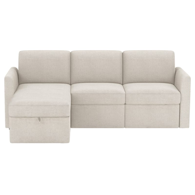 Hjørnesofa Loft24 Nordhus Creme Bouclé - Creme - Møbler - Sofaer - Hjørnesofa - Hjørnesofa med chaiselong