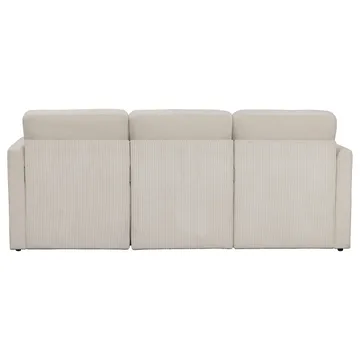 Hjørnesofa Loft24 Nordhus Creme Fløjl - Creme - Møbler - Sofaer - Hjørnesofa - Hjørnesofa med chaiselong