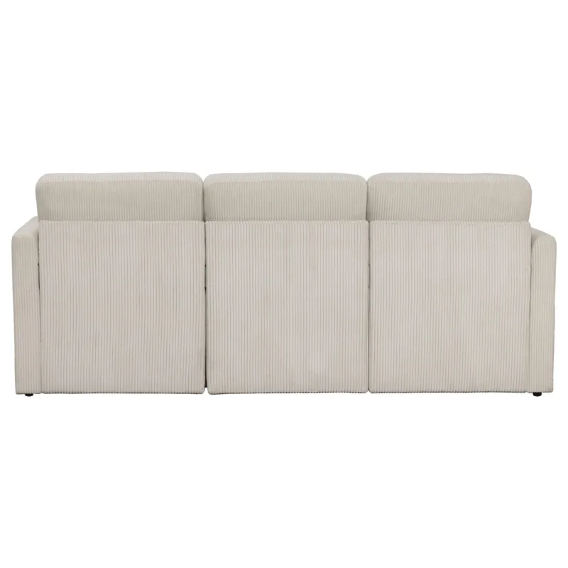 Hjørnesofa Loft24 Nordhus Creme Fløjl - Creme - Møbler - Sofaer - Hjørnesofa - Hjørnesofa med chaiselong