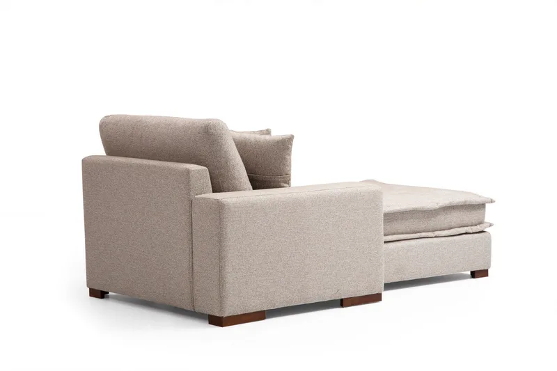 Gladfield Chaiselongsofa 3-personers - Beige - Møbler - Sofaer - Hjørnesofa - Hjørnesofa med chaiselong