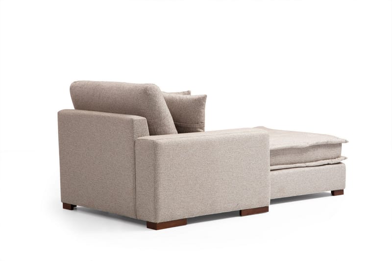 Gladfield Chaiselongsofa 3-personers - Beige - Møbler - Sofaer - Hjørnesofa - Hjørnesofa med chaiselong
