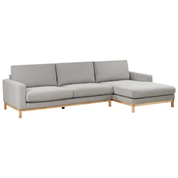 Hjørnesofa Siggard - Grå - Møbler - Sofaer - Sofa med chaiselong - 4 personers sofa med chaiselong