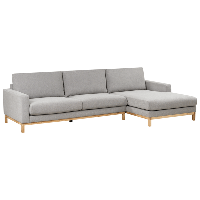 Hjørnesofa Siggard - Grå - Møbler - Sofaer - Sofa med chaiselong - 4 personers sofa med chaiselong