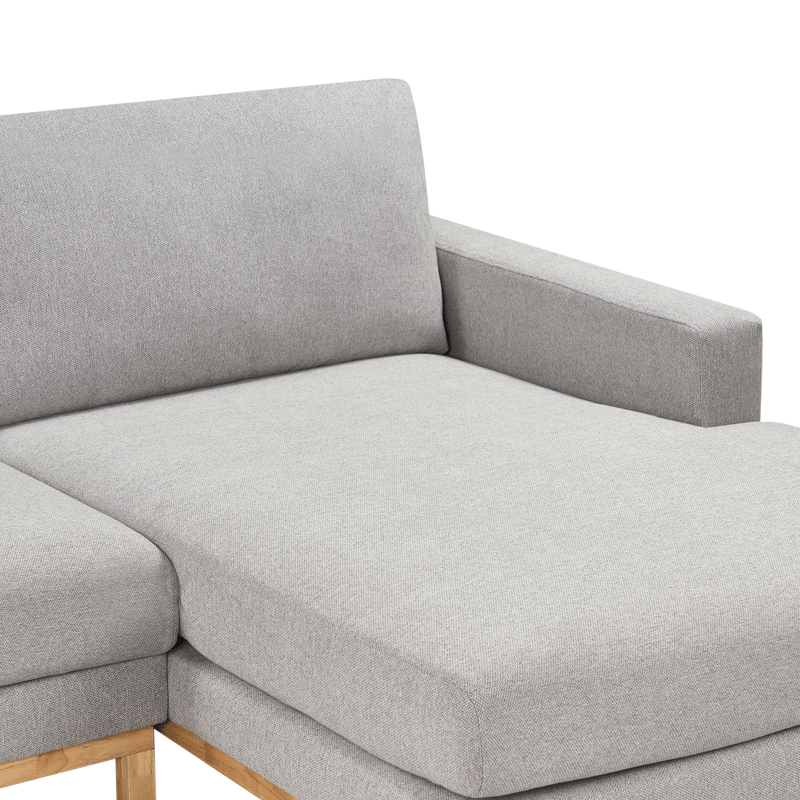 Hjørnesofa Siggard - Grå - Møbler - Sofaer - Sofa med chaiselong - 4 personers sofa med chaiselong