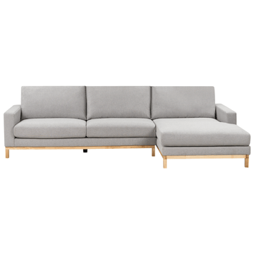 Hjørnesofa Siggard - Grå - Møbler - Sofaer - Sofa med chaiselong - 4 personers sofa med chaiselong