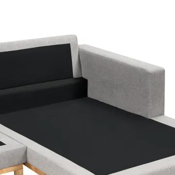 Hjørnesofa Siggard - Grå - Møbler - Sofaer - Sofa med chaiselong - 4 personers sofa med chaiselong