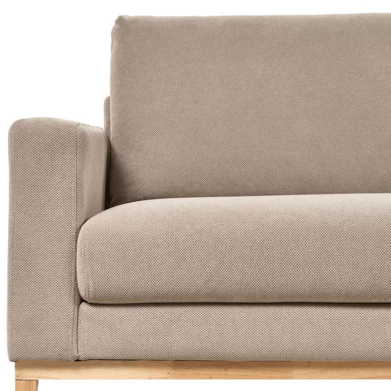 Hjørnesofa Siggard - Taupe - Møbler - Sofaer - Sofa med chaiselong - 4 personers sofa med chaiselong