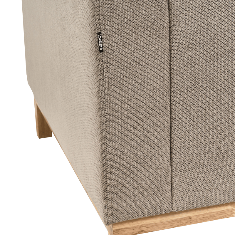 Hjørnesofa Siggard - Taupe - Møbler - Sofaer - Sofa med chaiselong - 4 personers sofa med chaiselong