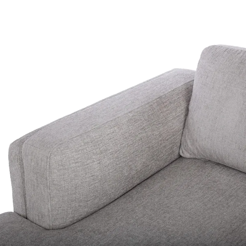 Hjørnesofa Ulnora Venstre - Grå - Møbler - Sofaer - Hjørnesofa - Hjørnesofa med chaiselong