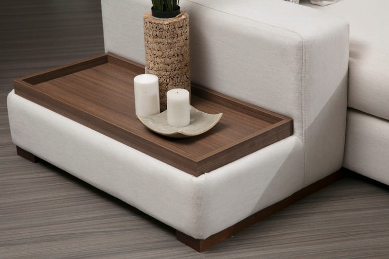 Huelva Chaiselongsofa - Beige - Møbler - Sofaer - Hjørnesofa - Hjørnesofa med chaiselong