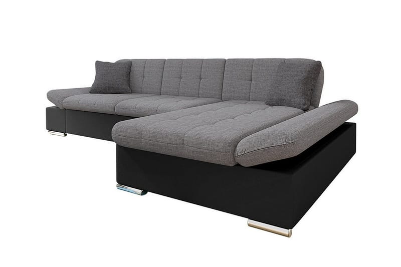 Kintore 3-sits Hörnsoffa Black/Grey, undefined