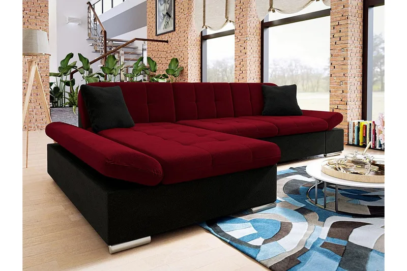 Kintore 3-sits Hörnsoffa Red - Møbler - Sofaer - Hjørnesofa