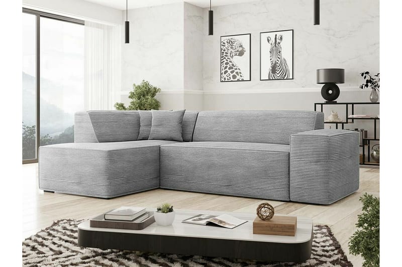 Kintore 3-pers. Hjørnesofa - Beige - Møbler - Sofaer - Hjørnesofa