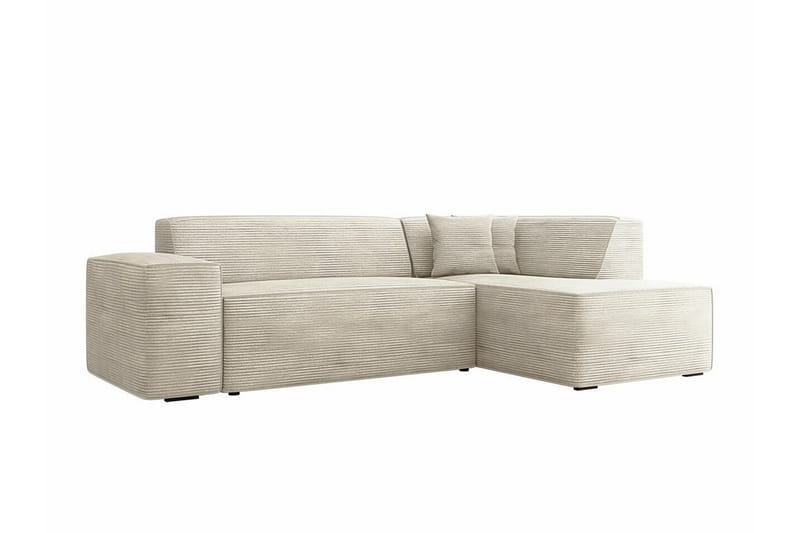 Kintore 3-pers. Hjørnesofa - Beige - Hjørnesofa