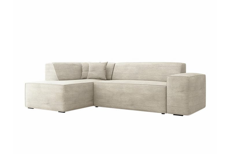 Kintore 3-pers. Hjørnesofa - Beige/Lys beige - Hjørnesofa