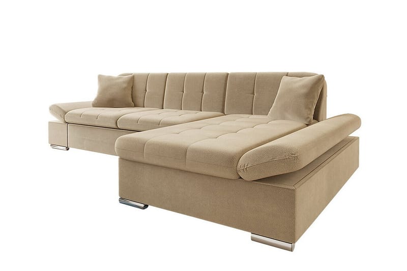 Kintore 3-pers. Hjørnesofa - Beige - Hjørnesofa