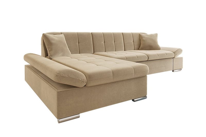 Kintore 3-pers. Hjørnesofa - Beige - Hjørnesofa