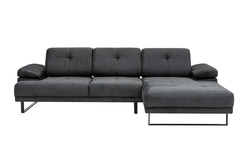 Kitimat Chaiselongsofa 3-personers - Antracit - Møbler - Sofaer - Hjørnesofa - Hjørnesofa med chaiselong
