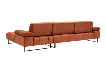 Kitimat Chaiselongsofa 3-personers - Orange - Møbler - Sofaer - Sofa med chaiselong - 3 personers sofa med chaiselong